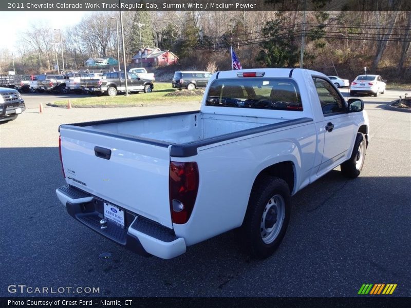 Summit White / Medium Pewter 2011 Chevrolet Colorado Work Truck Regular Cab