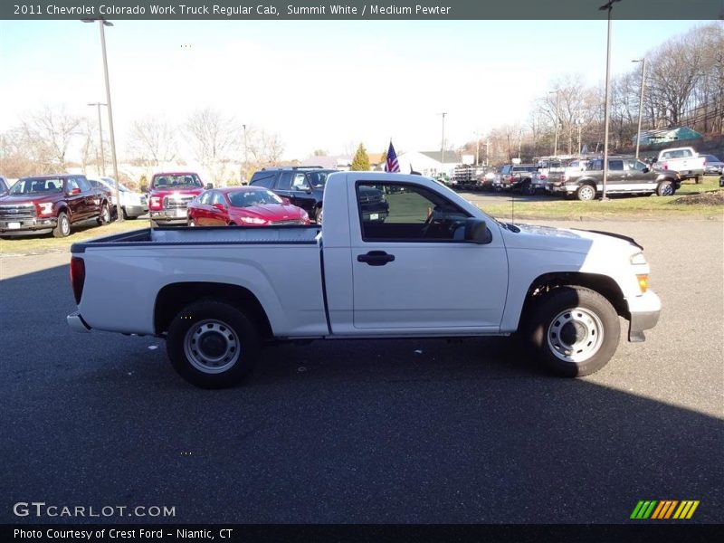 Summit White / Medium Pewter 2011 Chevrolet Colorado Work Truck Regular Cab