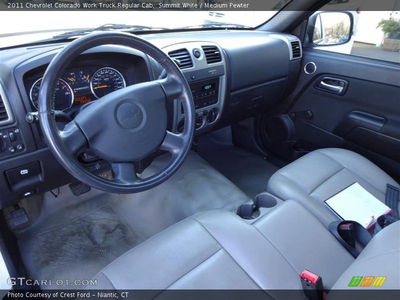 Summit White / Medium Pewter 2011 Chevrolet Colorado Work Truck Regular Cab