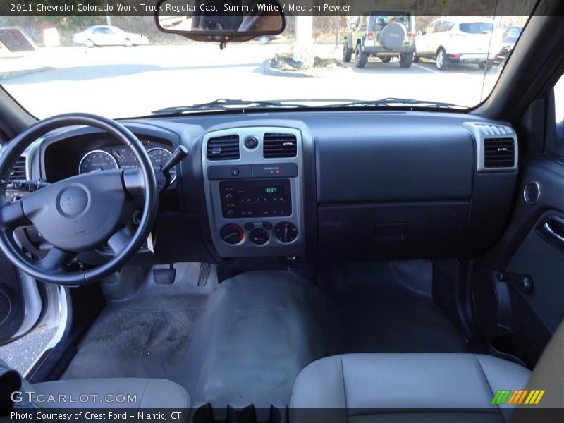 Summit White / Medium Pewter 2011 Chevrolet Colorado Work Truck Regular Cab