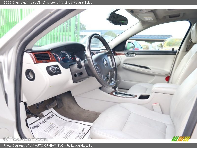 Silverstone Metallic / Neutral Beige 2006 Chevrolet Impala SS