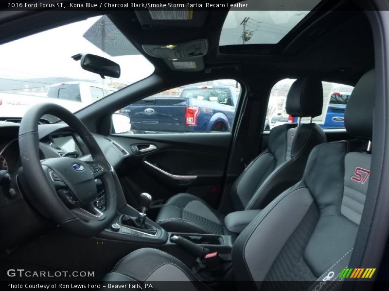 Front Seat of 2016 Focus ST