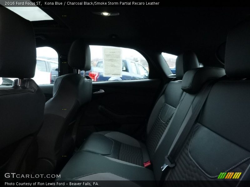 Rear Seat of 2016 Focus ST