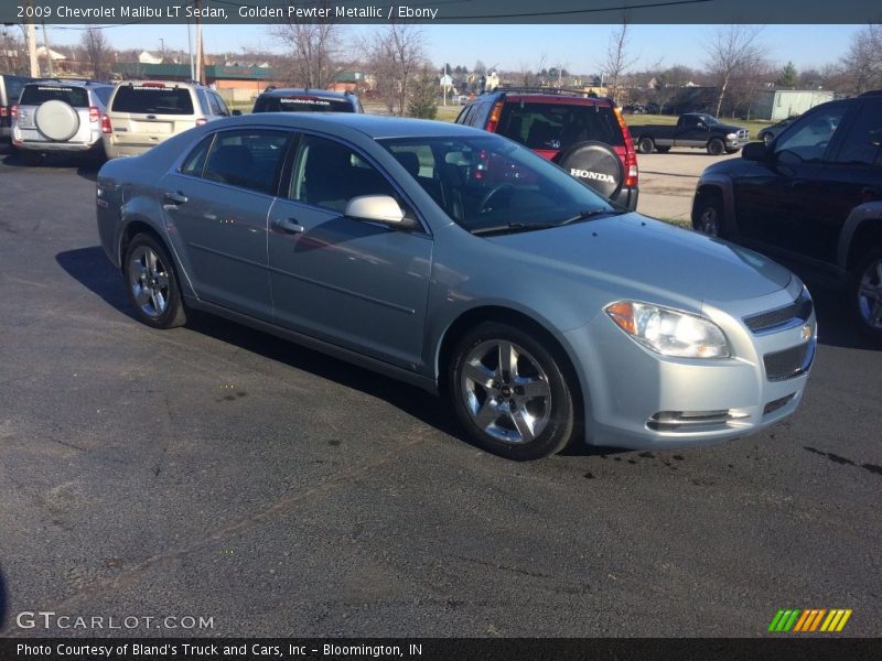 Golden Pewter Metallic / Ebony 2009 Chevrolet Malibu LT Sedan