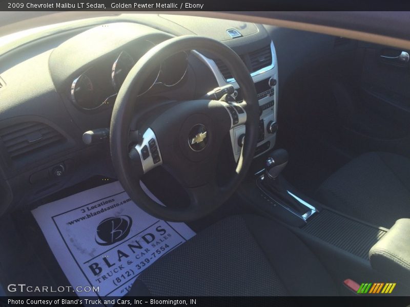 Golden Pewter Metallic / Ebony 2009 Chevrolet Malibu LT Sedan