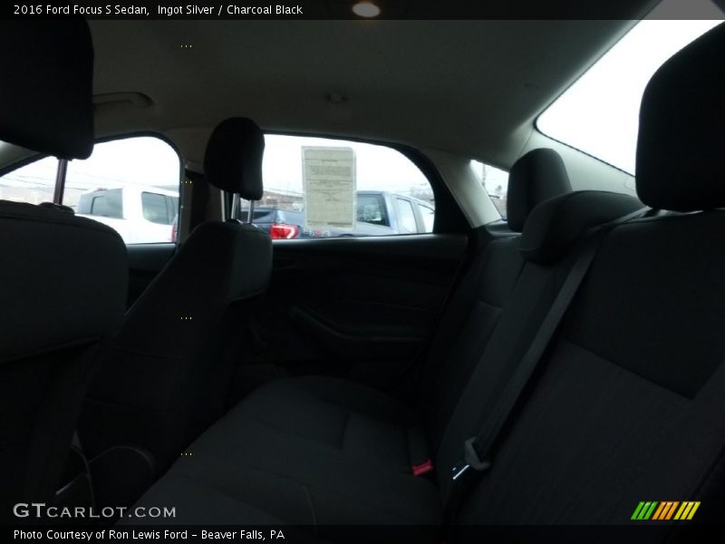 Ingot Silver / Charcoal Black 2016 Ford Focus S Sedan