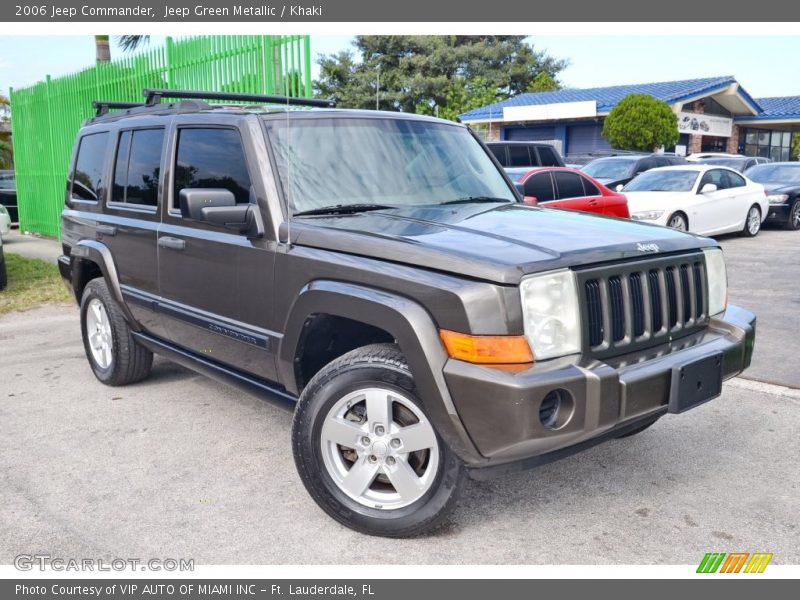 Jeep Green Metallic / Khaki 2006 Jeep Commander