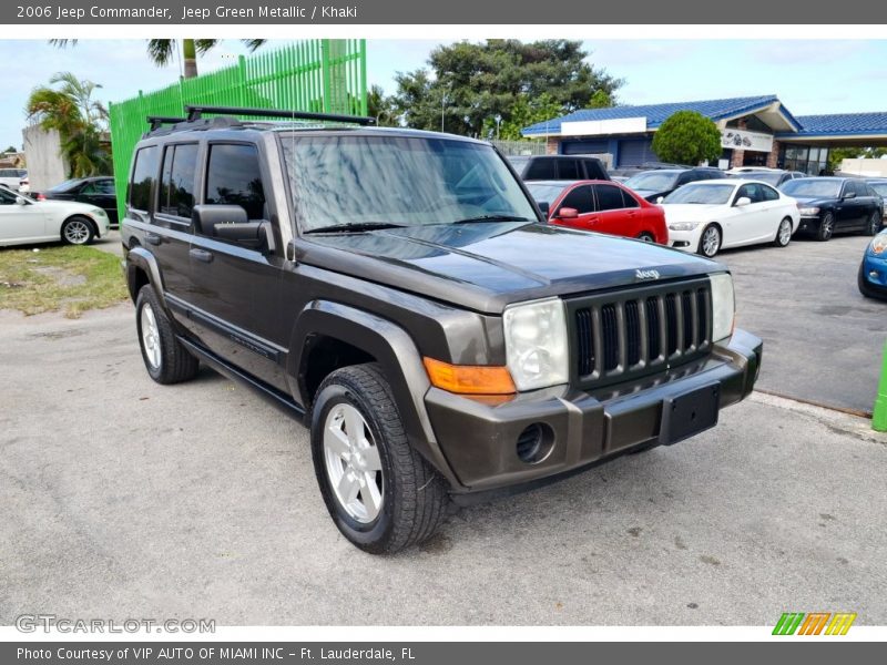 Jeep Green Metallic / Khaki 2006 Jeep Commander