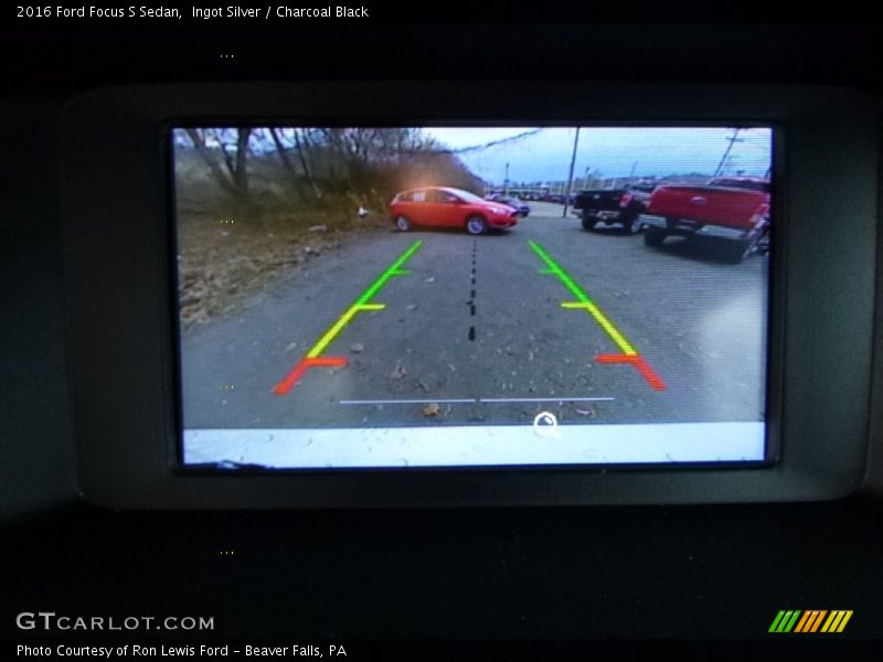 Ingot Silver / Charcoal Black 2016 Ford Focus S Sedan