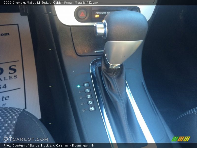 Golden Pewter Metallic / Ebony 2009 Chevrolet Malibu LT Sedan