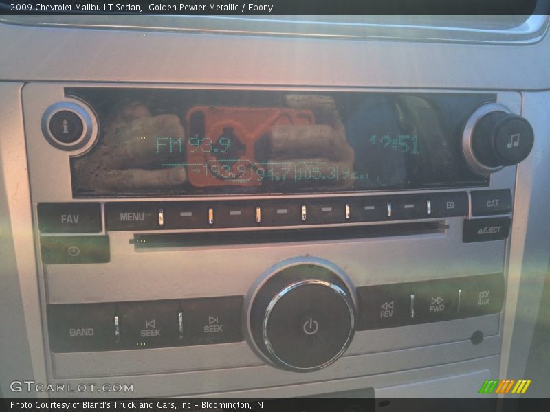 Golden Pewter Metallic / Ebony 2009 Chevrolet Malibu LT Sedan