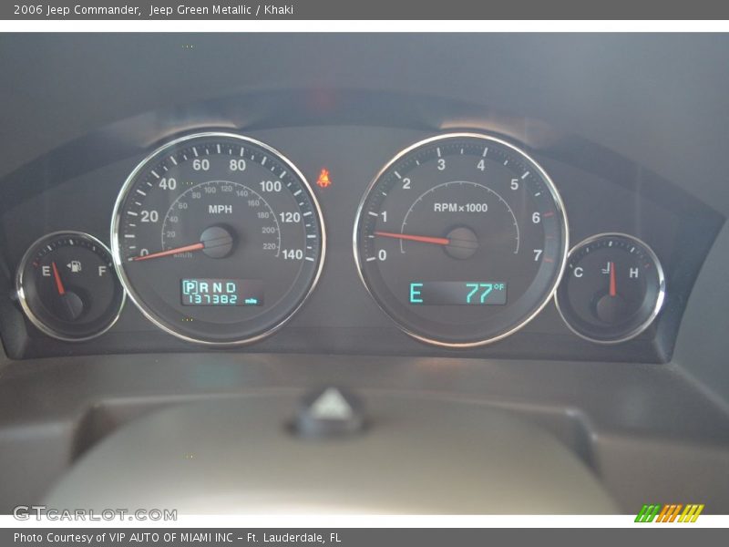 Jeep Green Metallic / Khaki 2006 Jeep Commander