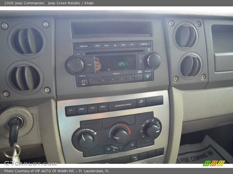 Jeep Green Metallic / Khaki 2006 Jeep Commander