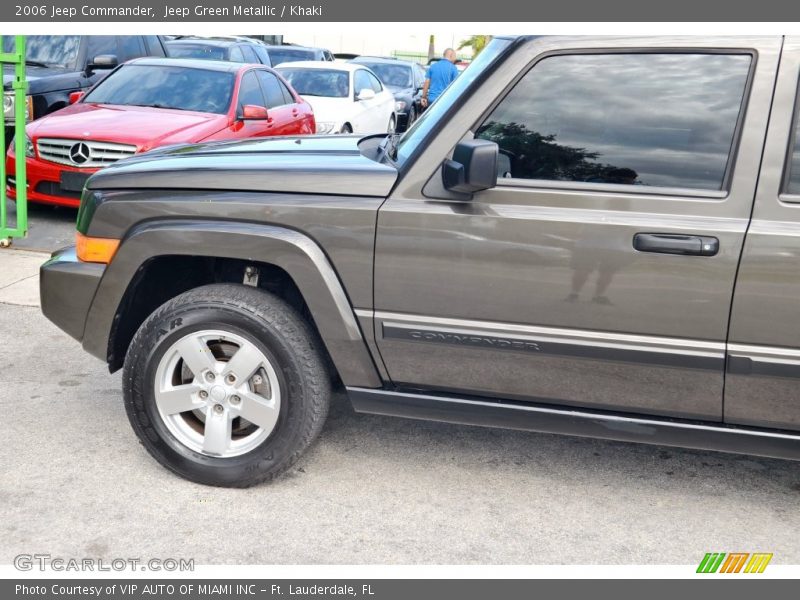 Jeep Green Metallic / Khaki 2006 Jeep Commander