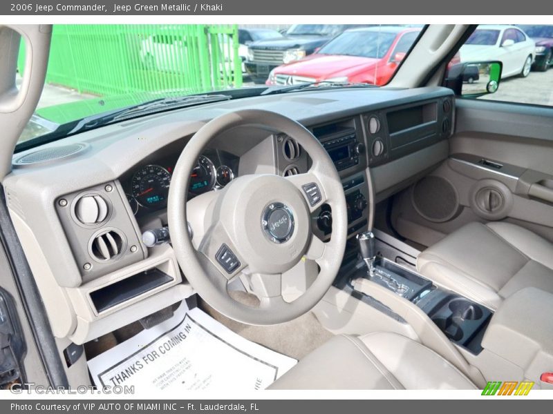 Jeep Green Metallic / Khaki 2006 Jeep Commander