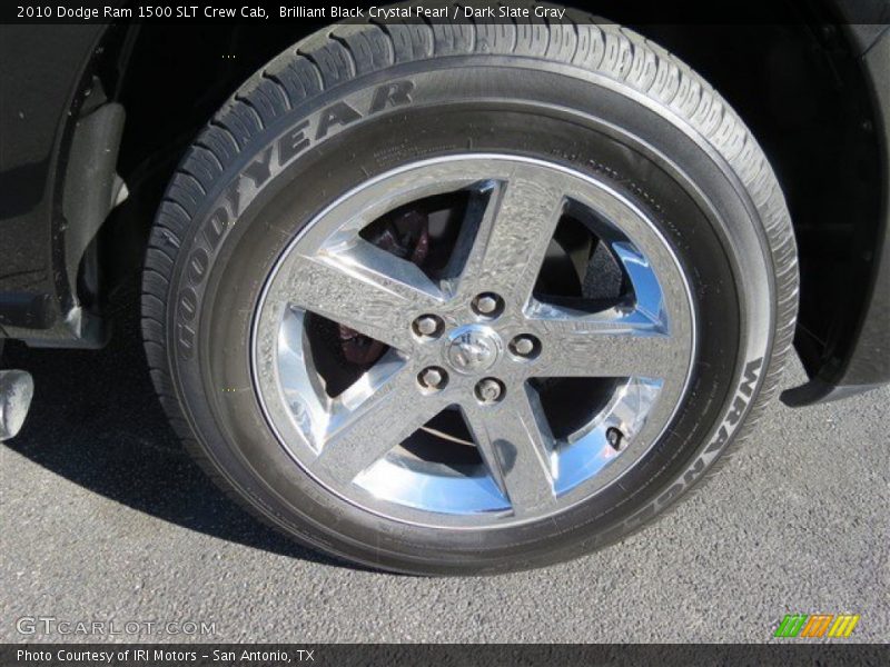 Brilliant Black Crystal Pearl / Dark Slate Gray 2010 Dodge Ram 1500 SLT Crew Cab