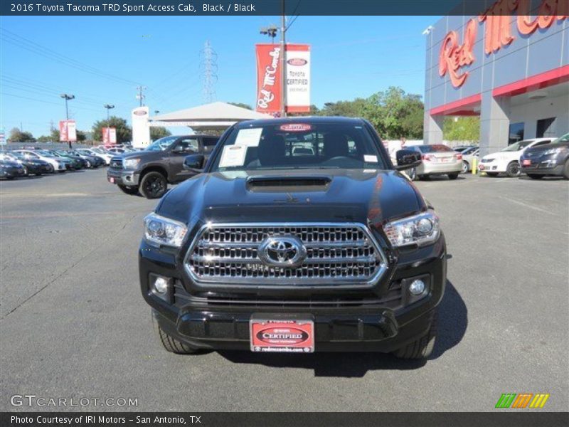 Black / Black 2016 Toyota Tacoma TRD Sport Access Cab