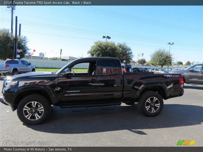 Black / Black 2016 Toyota Tacoma TRD Sport Access Cab