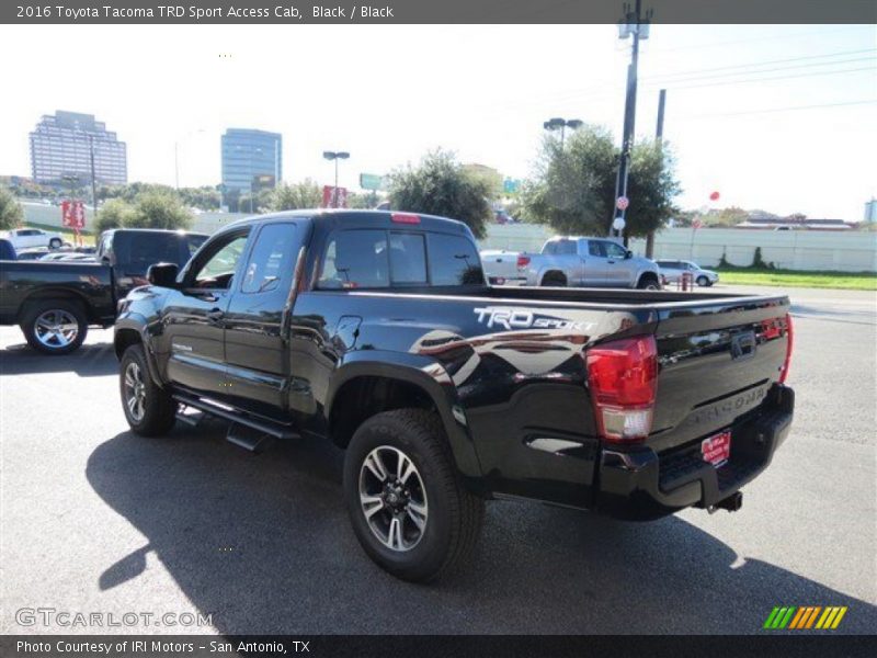 Black / Black 2016 Toyota Tacoma TRD Sport Access Cab