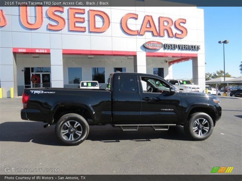 Black / Black 2016 Toyota Tacoma TRD Sport Access Cab