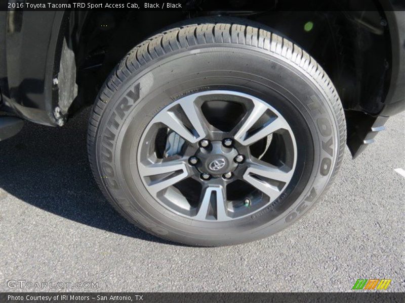 Black / Black 2016 Toyota Tacoma TRD Sport Access Cab