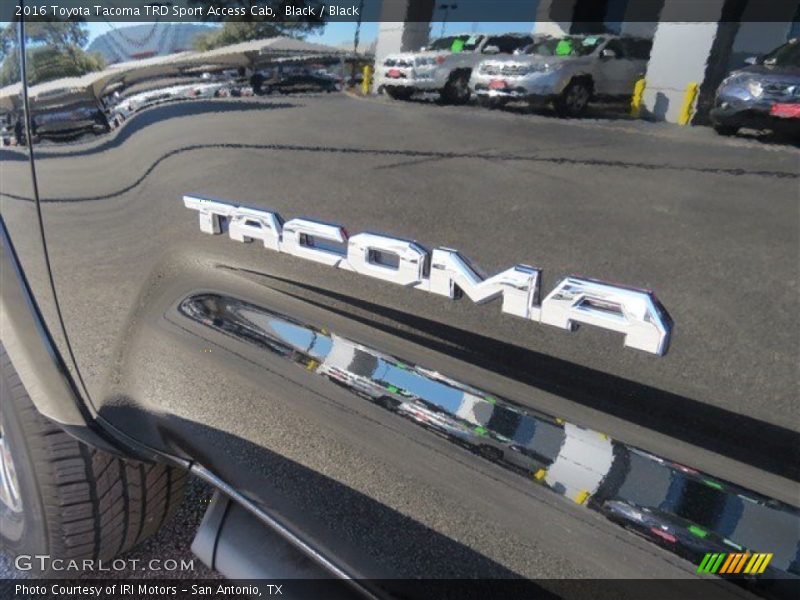 Black / Black 2016 Toyota Tacoma TRD Sport Access Cab