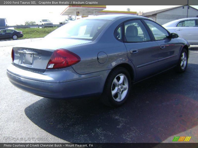 Graphite Blue Metallic / Medium Graphite 2000 Ford Taurus SES