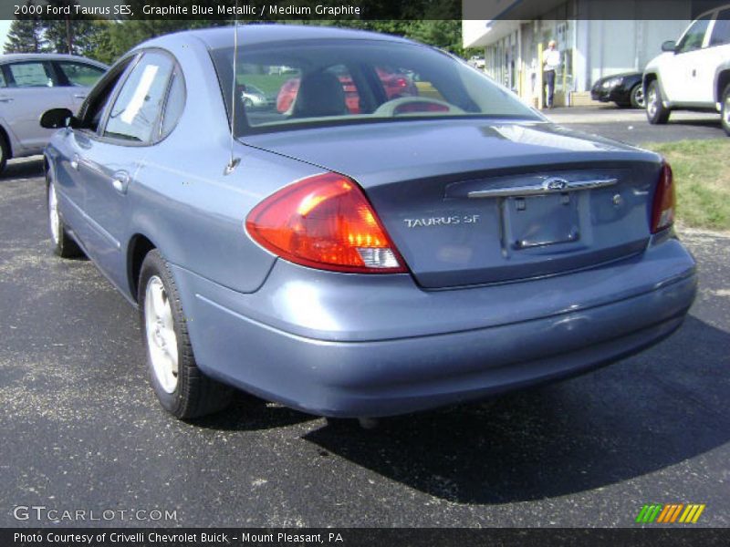 Graphite Blue Metallic / Medium Graphite 2000 Ford Taurus SES