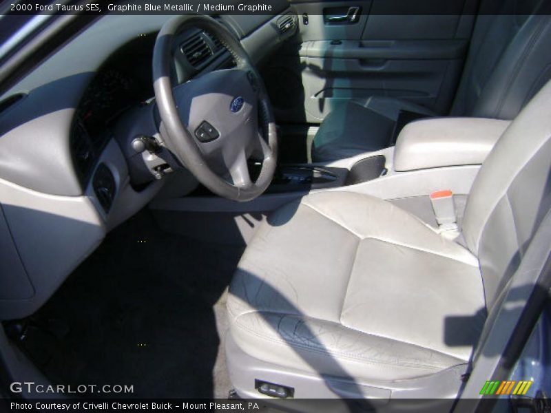 Graphite Blue Metallic / Medium Graphite 2000 Ford Taurus SES