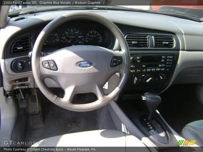 Graphite Blue Metallic / Medium Graphite 2000 Ford Taurus SES