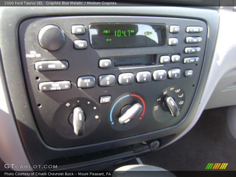 Graphite Blue Metallic / Medium Graphite 2000 Ford Taurus SES