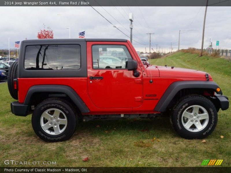 Flame Red / Black 2014 Jeep Wrangler Sport 4x4