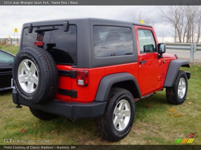 Flame Red / Black 2014 Jeep Wrangler Sport 4x4