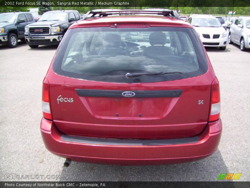 Sangria Red Metallic / Medium Graphite 2002 Ford Focus SE Wagon