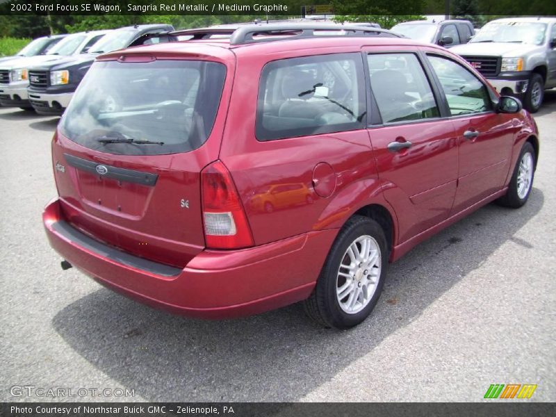 Sangria Red Metallic / Medium Graphite 2002 Ford Focus SE Wagon