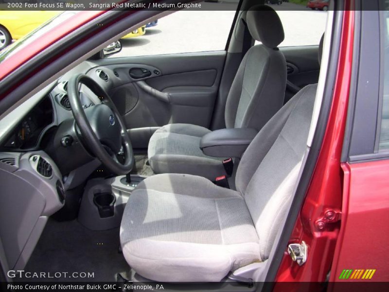 Sangria Red Metallic / Medium Graphite 2002 Ford Focus SE Wagon