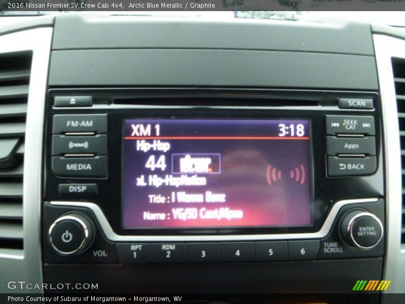Arctic Blue Metallic / Graphite 2016 Nissan Frontier SV Crew Cab 4x4