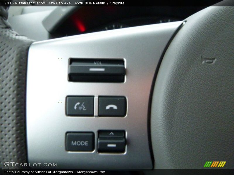 Arctic Blue Metallic / Graphite 2016 Nissan Frontier SV Crew Cab 4x4