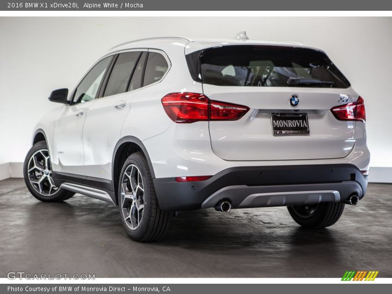 Alpine White / Mocha 2016 BMW X1 xDrive28i