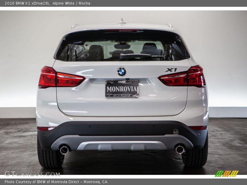 Alpine White / Mocha 2016 BMW X1 xDrive28i