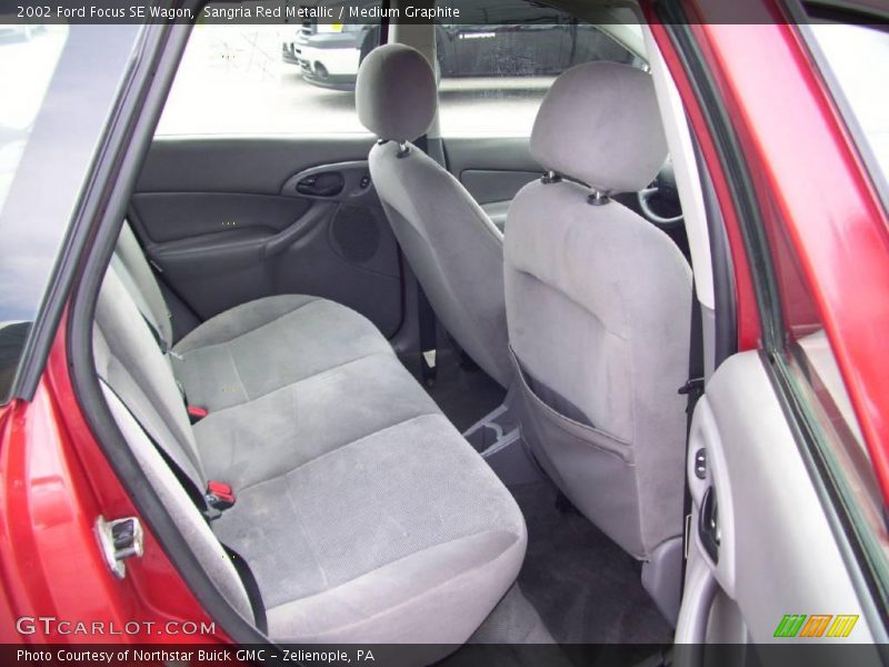 Sangria Red Metallic / Medium Graphite 2002 Ford Focus SE Wagon