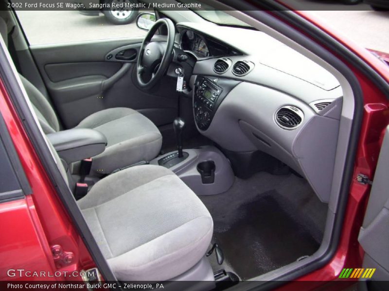 Sangria Red Metallic / Medium Graphite 2002 Ford Focus SE Wagon