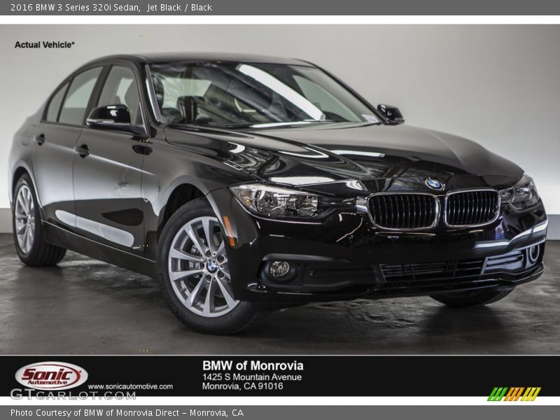 Jet Black / Black 2016 BMW 3 Series 320i Sedan
