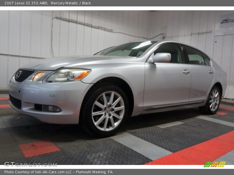 Mercury Metallic / Black 2007 Lexus GS 350 AWD