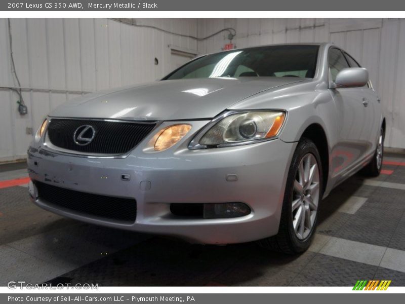 Mercury Metallic / Black 2007 Lexus GS 350 AWD