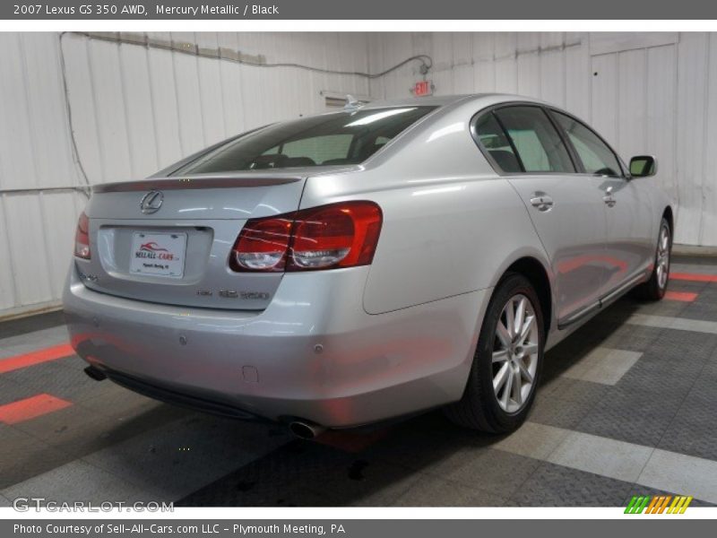 Mercury Metallic / Black 2007 Lexus GS 350 AWD