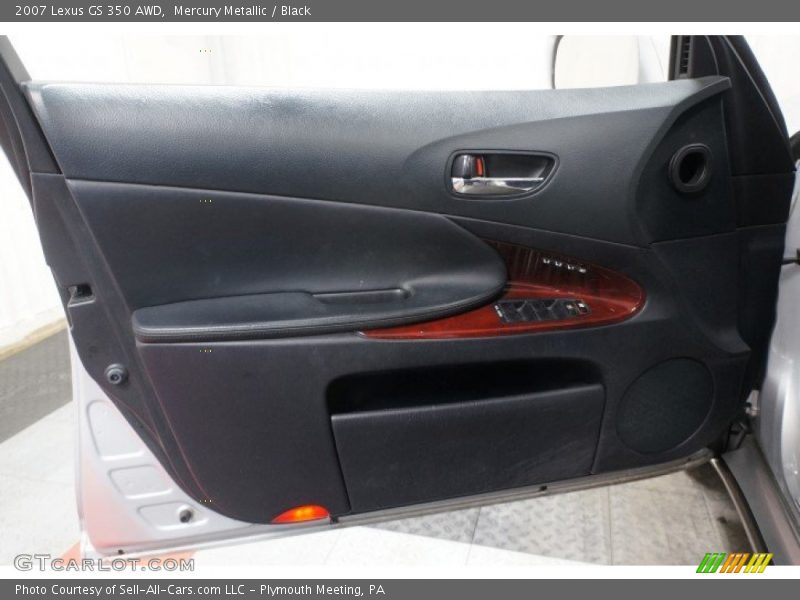Mercury Metallic / Black 2007 Lexus GS 350 AWD