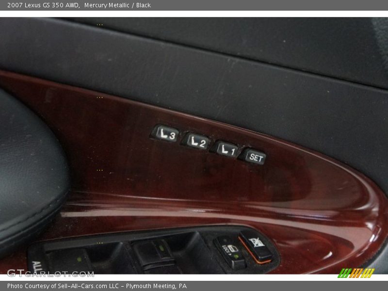 Mercury Metallic / Black 2007 Lexus GS 350 AWD