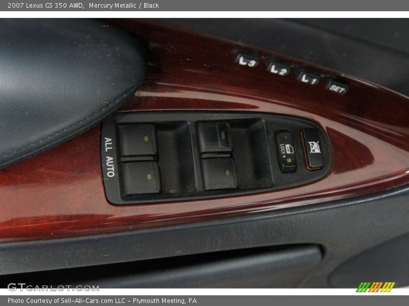 Mercury Metallic / Black 2007 Lexus GS 350 AWD