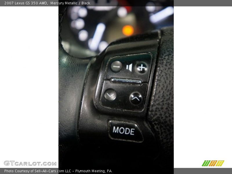 Mercury Metallic / Black 2007 Lexus GS 350 AWD